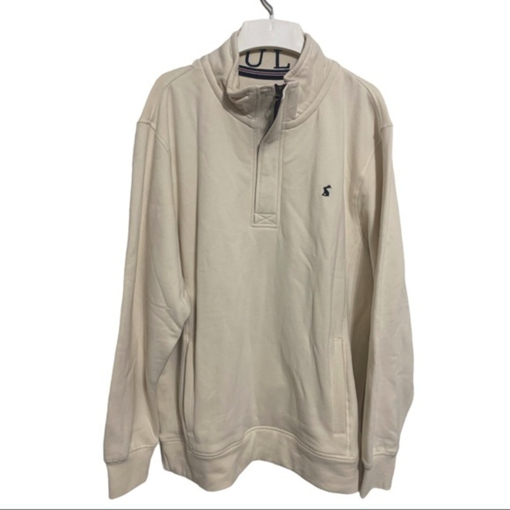 JOULES 1/4 Zip Sweatshirt Kangaroo Pocket Heavy